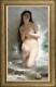 Old Master-art Antique Oil Painting Portrait Nude Girl On Canvas 24x40