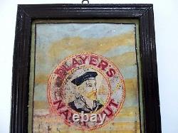 Old Navy Sailor Tin Sign Advertising Tin Antique Vintage Picture Frame Cigarette