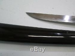 Old Samurai High Quality Japanese Dagger Tanto Sword Knife W Scabbard Signed #m1