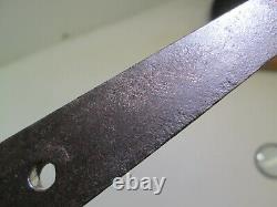 Old Samurai Japaned Matching Dagger Tanto Sword & Scabbard Signed #s2
