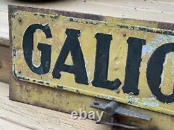 Old Vintage Galion Grader Roller Construction Metal Sign Antique Heavy Duty