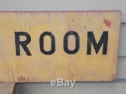 Old Vintage Original Winery Wine''tasting Room'' Wood Sign Double Side Antique
