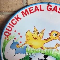 Old Vintage Quick Meal Gas Ranges Porcelain Ringen Stove Co. Sign Appliances 12
