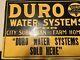 Old Vintage Tin Tacker Antique Sign Duro Pumps Farm 1920's Industrial Dayton Oh