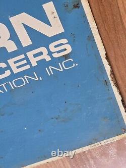 Old Vtg Antique 1976 Eastern Dairy Producers Farm Milk Metal Advertising Sign