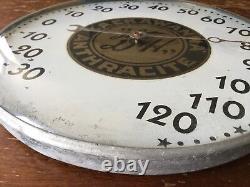 Old Vtg Antique Lackawanna Anthracite D&h Railroad Advertising Thermometer Sign