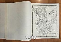 Old Vtg Atlas Delaware County Ny 1869 Hand Signed Numbered Martin Wehle Map Book