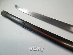 Old Wwii Japanese Amry Samurai Sword Katana With Scabbard Signed Jumiyo #z58