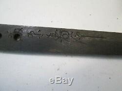 Old Wwii Japanese Amry Samurai Sword Katana With Scabbard Signed Jumiyo #z58