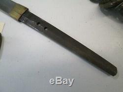 Old Wwii Japanese Amry Samurai Sword Katana With Scabbard Signed Jumiyo #z58