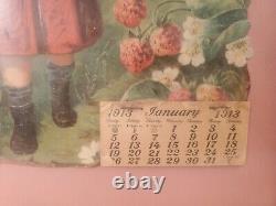 Old grocery country store 1913 Framed Calendar 38 N Bennett St Vinecent P Venuti