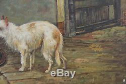 Old master antique original oil painting signed Andriessen 1880-19xx