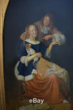 Old master painting. Oil painting. Antique painting. Paintings. Dutch old master. Art