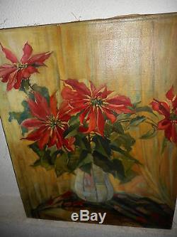 Old oil painting, Anna Gasteiger Sophie 1877 1954, Beautiful flowers