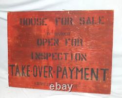 Old or Antique Real Estate Sign