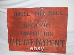 Old or Antique Real Estate Sign