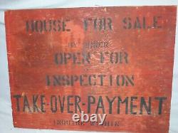 Old or Antique Real Estate Sign