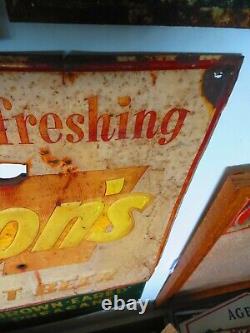 Original Mason's Root Beer Antique Soda Pop Soda Fountain Old Time Sign