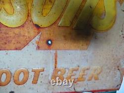 Original Mason's Root Beer Antique Soda Pop Soda Fountain Old Time Sign