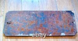 Original old antique WEST EXE NORTH Tiverton Devon Cast Iron Road Sign