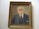 Orth Vintage Antique Painting Portrait Estate Heirloom Old Man Famous Signed