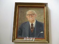Orth Vintage Antique Painting Portrait Estate Heirloom Old Man Famous Signed