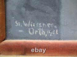Orth Vintage Antique Painting Portrait Estate Heirloom Old Man Famous Signed