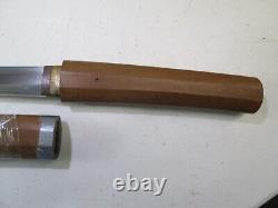Over 300 Years Old Japanese Samurai Sword In Shirasaya Signed Nice Temper #b25