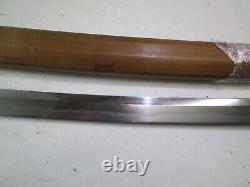 Over 300 Years Old Japanese Samurai Sword In Shirasaya Signed Nice Temper #b25