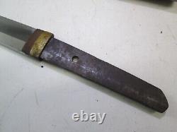 Over 300 Years Old Japanese Samurai Sword In Shirasaya Signed Nice Temper #b25