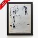 Pablo Picasso, Old Man And Young Girl Original Hand Signed Print With Coa