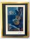 Pablo Picasso+ Original 1954 + Signed Tipped Colorplate The Old Guitarist Framed