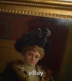 Painting. Antique painting. Old painting. John Lavery. Oil on canvas. Irish art. Art