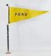 Pennant Banner Flag Advertising Sign Ford Antique Vtg Old Paint Car Memorabilia