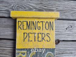 Primitive Folk Art Seaside Rod & Gun Club Wood Trade Sign (Not Very Old)