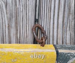 Primitive Folk Art Seaside Rod & Gun Club Wood Trade Sign (Not Very Old)