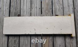 Primitive Folk Art Seaside Rod & Gun Club Wood Trade Sign (Not Very Old)