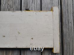 Primitive Folk Art Seaside Rod & Gun Club Wood Trade Sign (Not Very Old)
