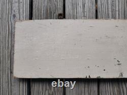 Primitive Folk Art Seaside Rod & Gun Club Wood Trade Sign (Not Very Old)