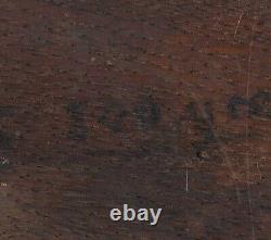 Primitive Old Antique Religious Wood Plaque Sign Cross Masonic Templar Relic Af