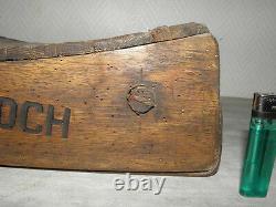 Primitive wood Snow sleigh boch Sled Wooden old Transported barrel wine antique