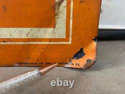 RARE Antique Old Historic Los Angeles Automobile Insurance Painted Sign, 20's
