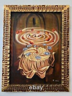 REMEDIOS VARO, Old painting oil on canvas, Signed, framed good condition