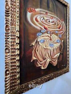 REMEDIOS VARO, Old painting oil on canvas, Signed, framed good condition