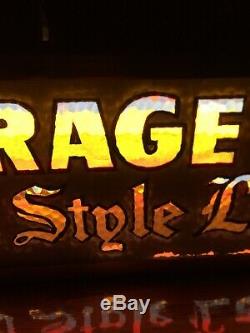 ROG Antique Old Style Lager Beer Motion Light Beverage Dept Color Sign