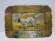 R J Hahn Groceries Dry Goods Lehighton Pa Original Old Advertising Tray Sign Ad