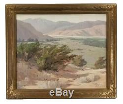 Ralph Love Antique Early Work California Yucaipa Lake Old Plein Air Oil Painting