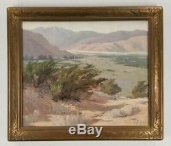 Ralph Love Antique Early Work California Yucaipa Lake Old Plein Air Oil Painting