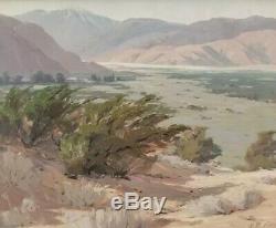 Ralph Love Antique Early Work California Yucaipa Lake Old Plein Air Oil Painting