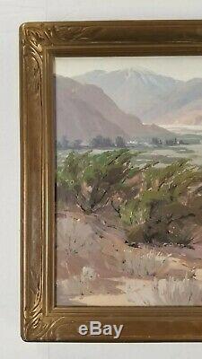 Ralph Love Antique Early Work California Yucaipa Lake Old Plein Air Oil Painting